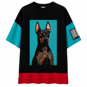 VESTIDO OVER DOBERMAN TATTOO