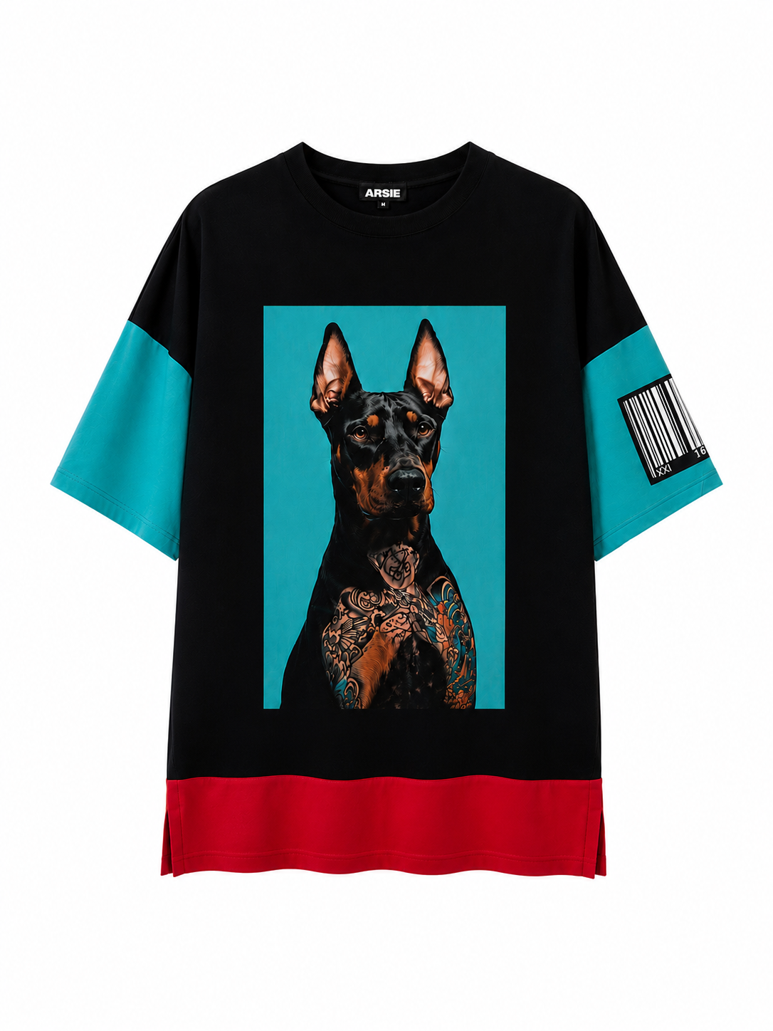 VESTIDO OVER DOBERMAN TATTOO