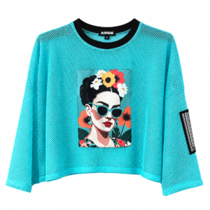 CROP TOP FRIDA TURQ RED