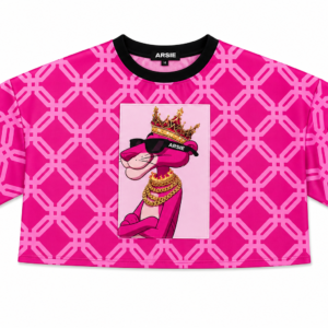 CROP TOP PINK PANTHER