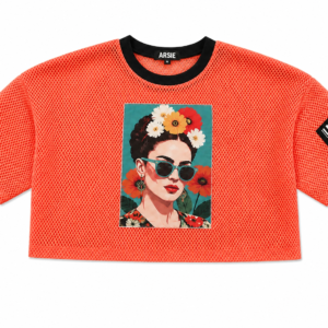 CROP TOP FRIDA CORAL RED