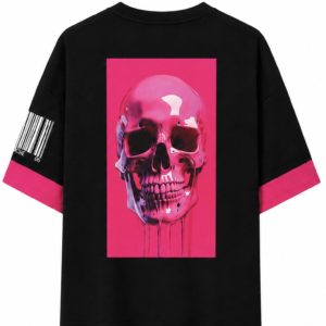 CAM PINK SKULL OVER
