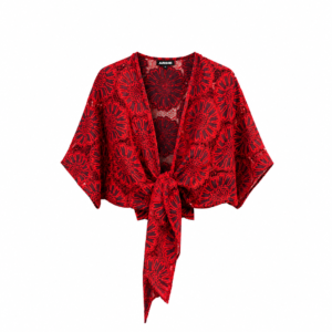 TOP LAZO GUIPOUR ROJO