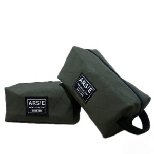 Bolso mano verde militar