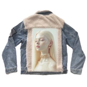 CHAQUETA DENIM BORREGO WHITE SEASON